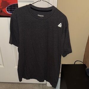 Reebok Men's Dark Gray Short Sleeve Tee